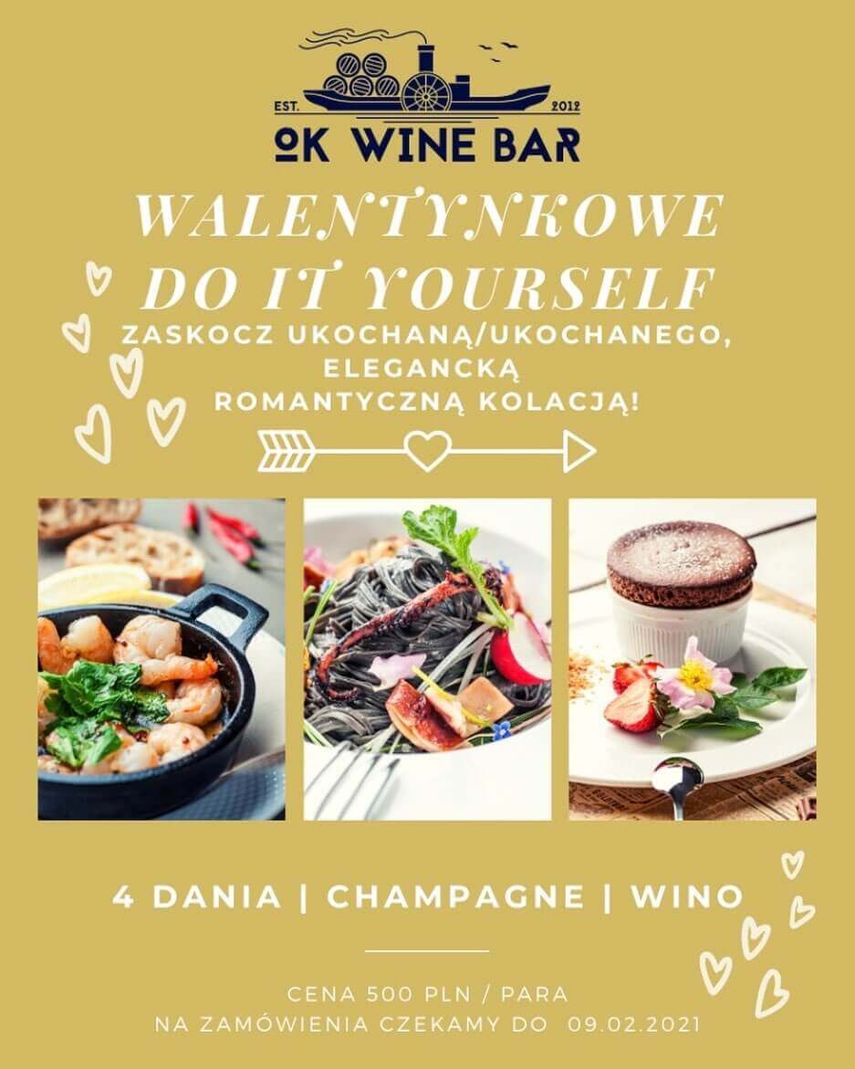 Walentynki 2021 Zrób to sam z OK Wine Bar